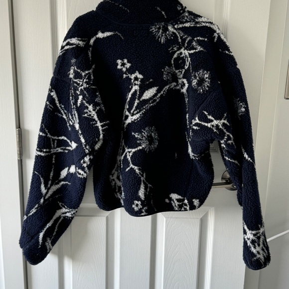 rag & bone Floral Sherpa Teddy Pullover Sweater - Picture 2 of 3